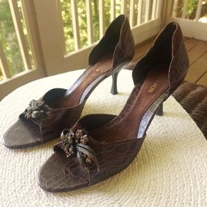 Enzo Angiolini Leather Heels